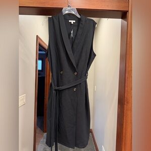 Maurices Black Double-Breasted Midi Dress